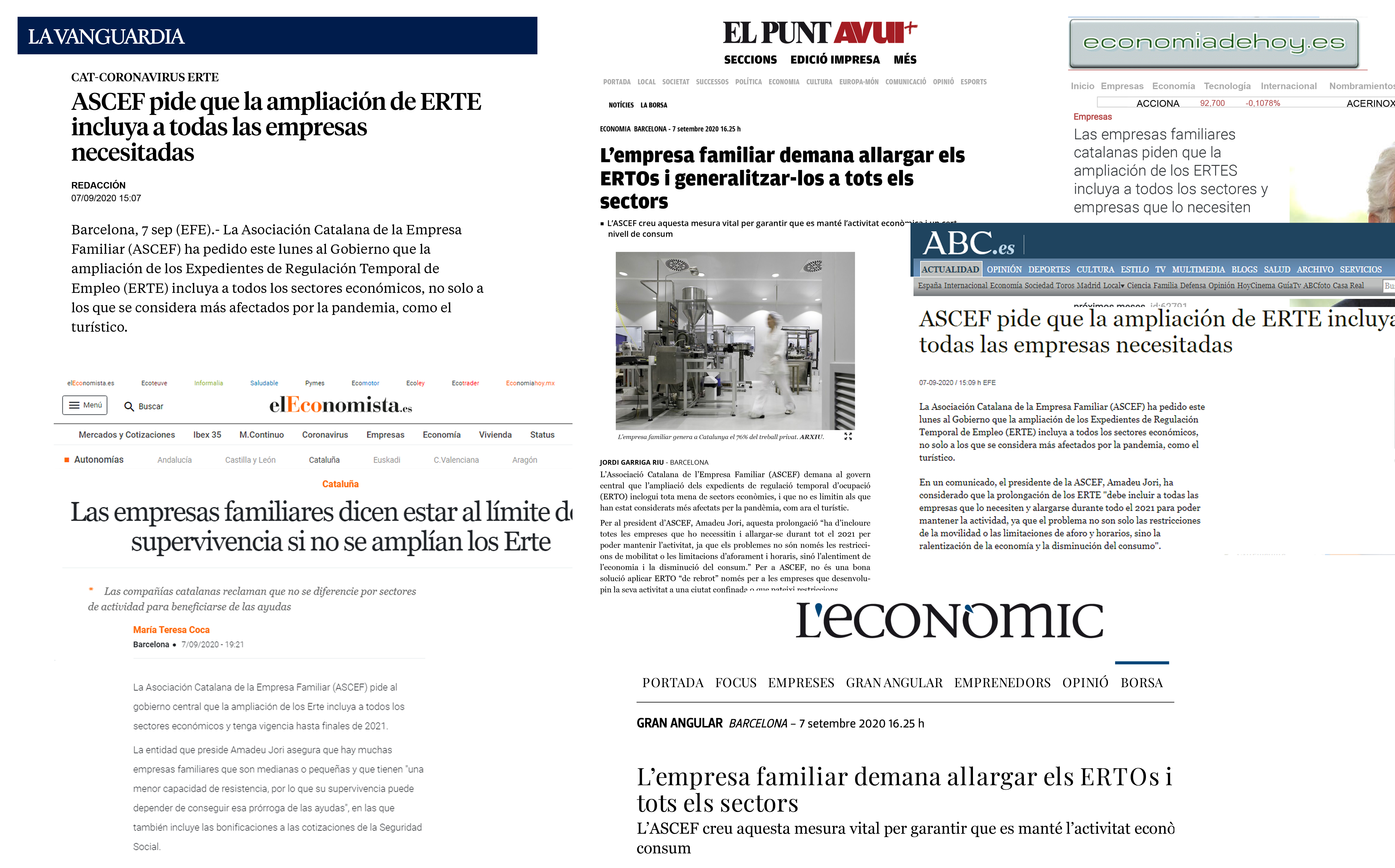LOS MEDIOS DE COMUNICACIÓN HABLAN DE ASCEF