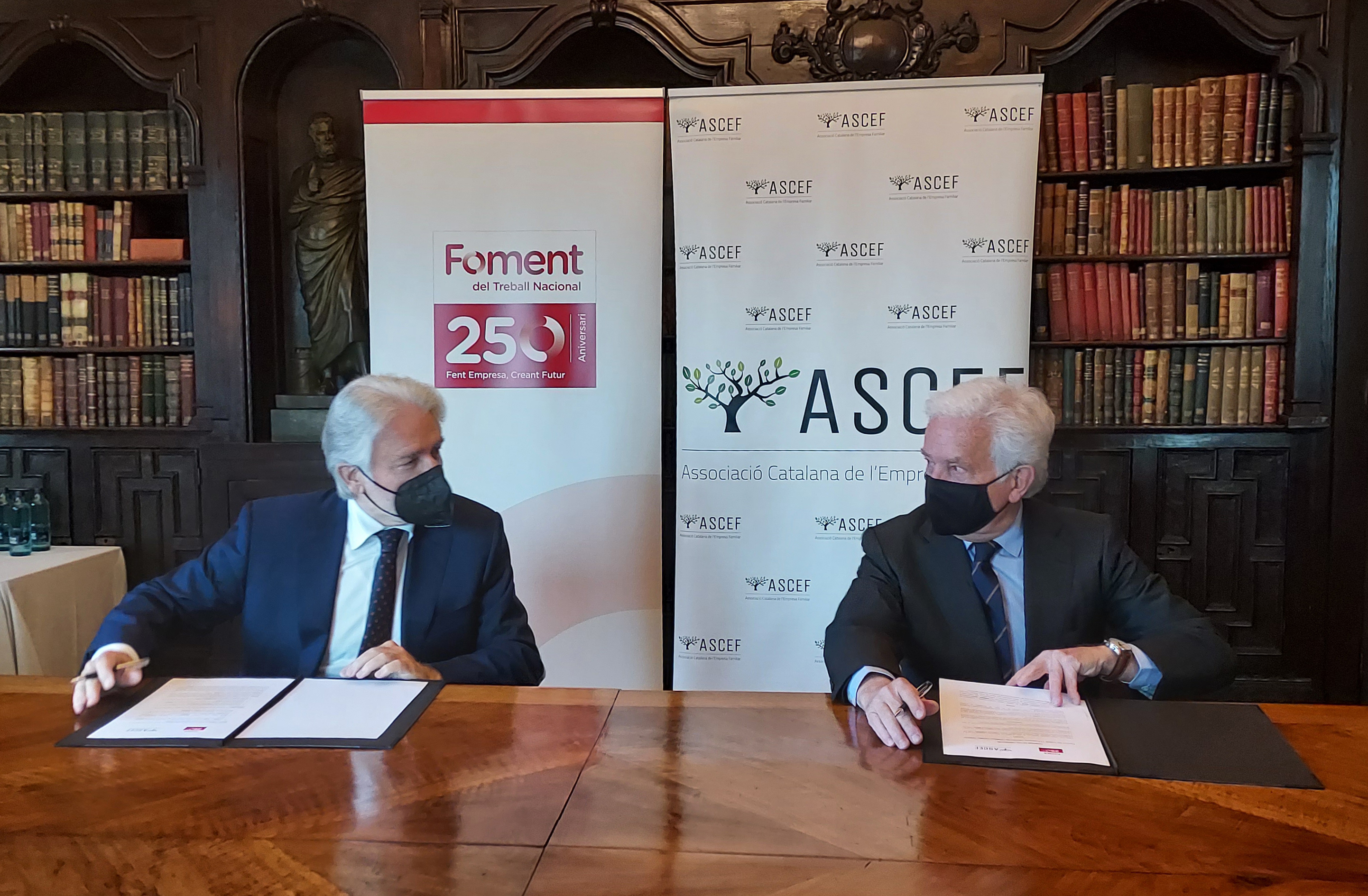 Foment y ASCEF inician la colaboración para impulsar la participación de la empresa familiar catalana en el plan de recuperación europeo